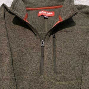 Simms 1/4 zip fleece pullover